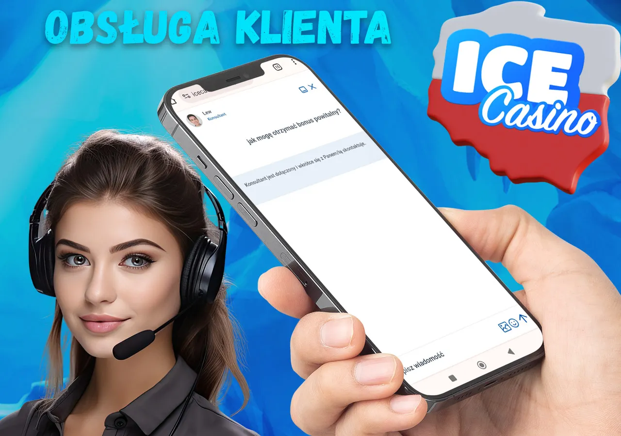 Całodobowa obsługa kasyna ICE
