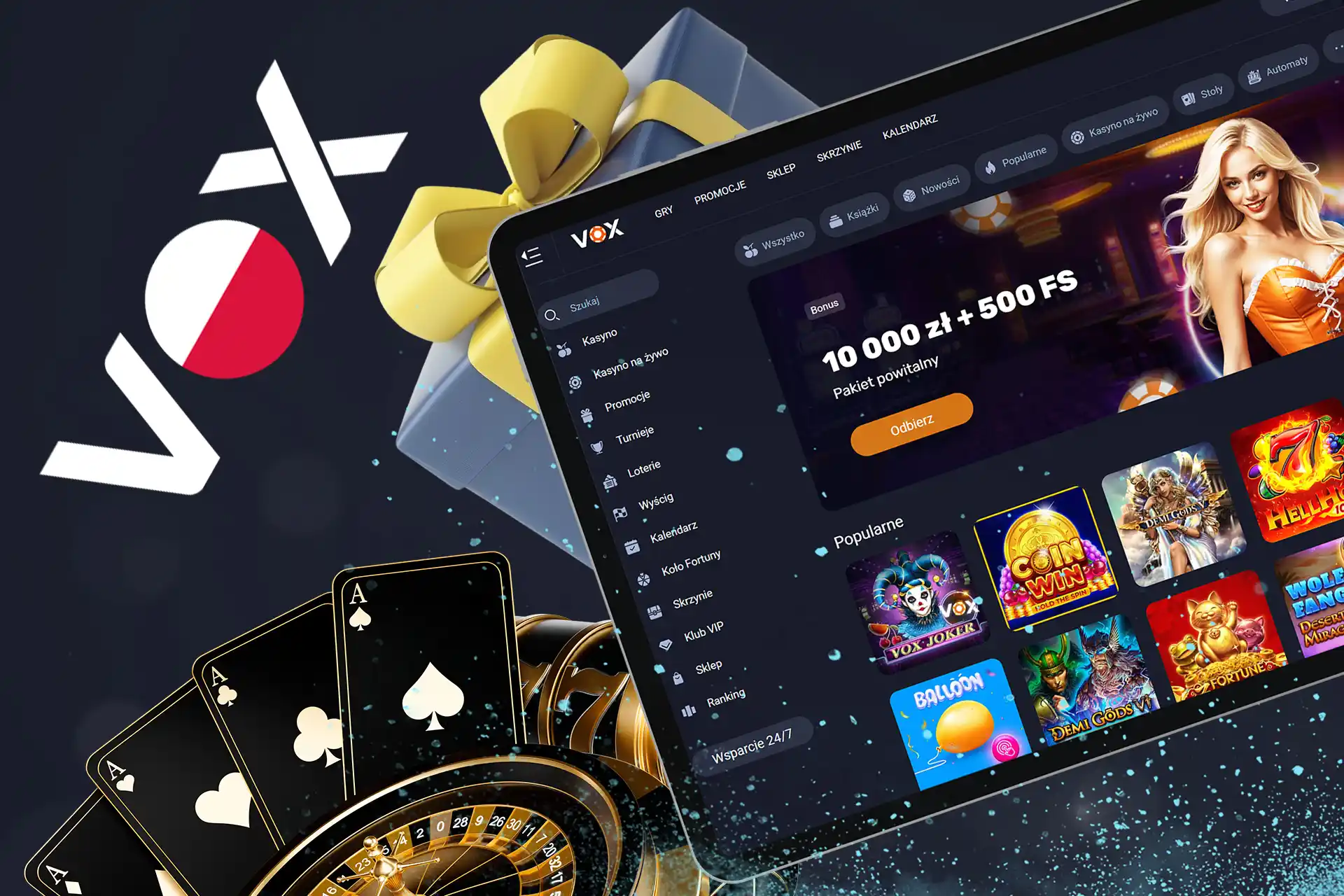 Przeczytaj recenzję Kasyno Vox i odbierz bonus
