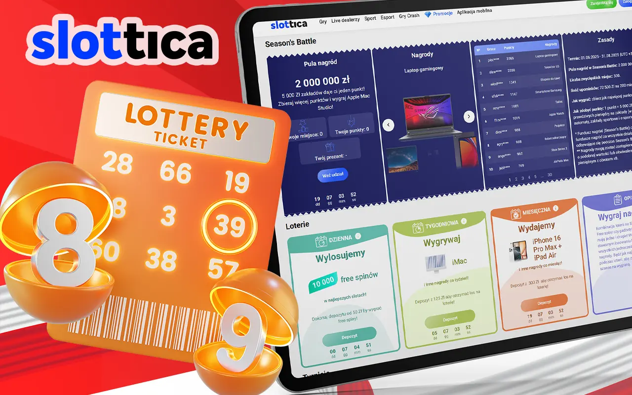 W kasynie mnóstwo bitew i loterii