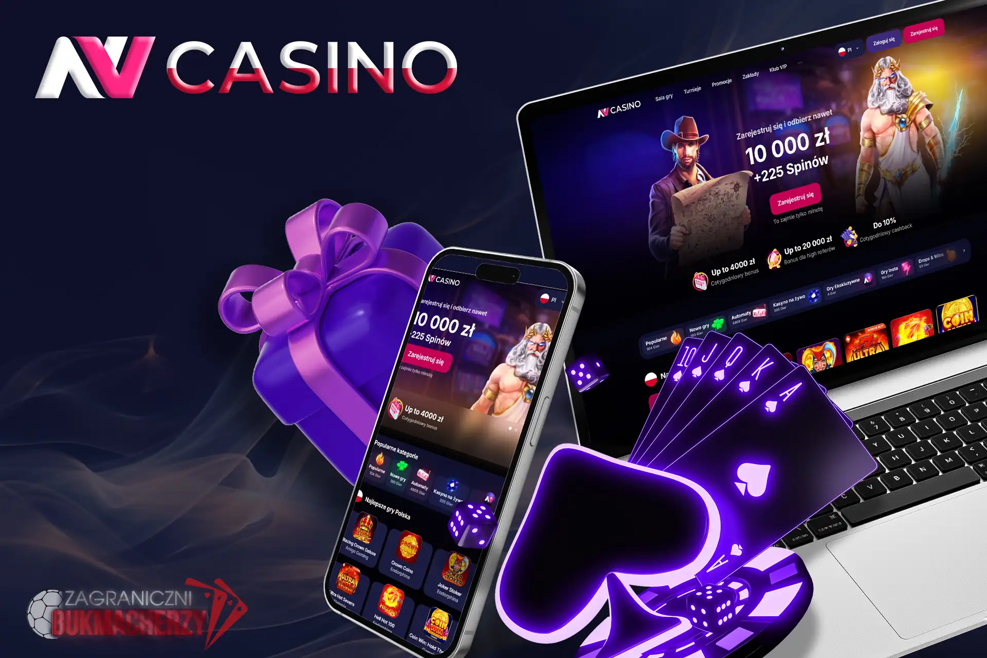 Witamy w kasynie NV, graj w gry hazardowe i odbieraj bonusy!