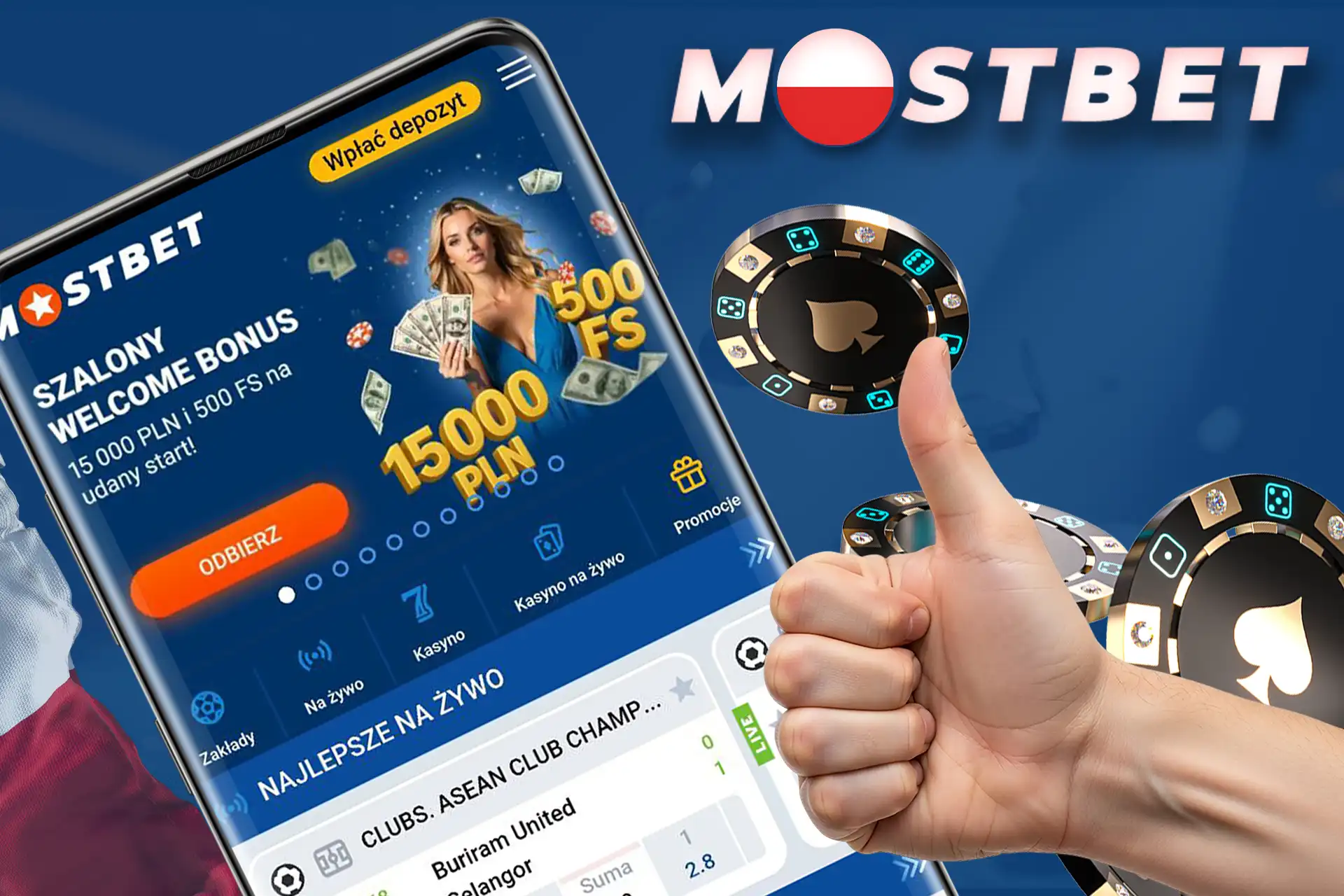 Mostbet to czołowy bukmacher na polskim rynku